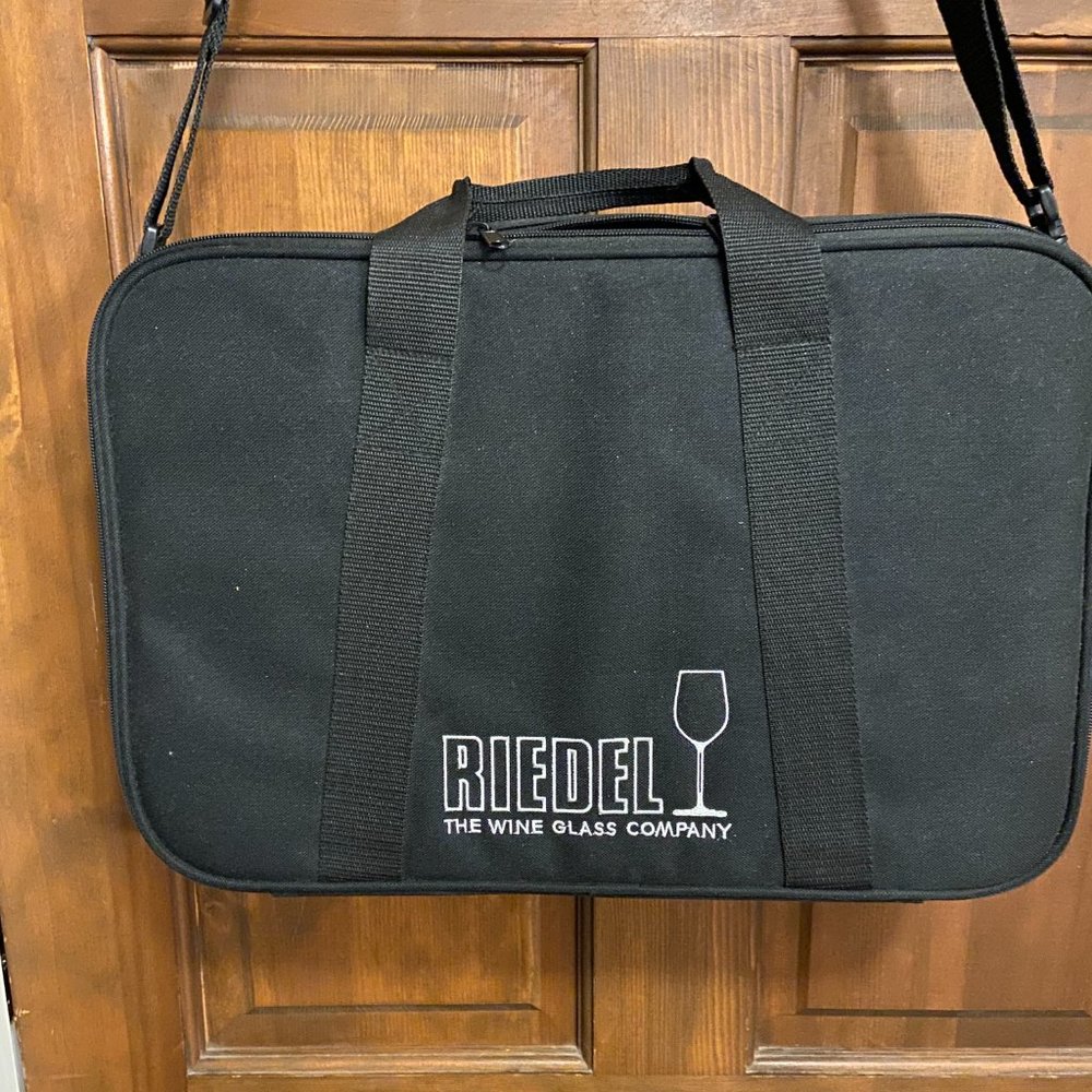RIEDEL Black Wine Glass Padded Carrying Bag Bag